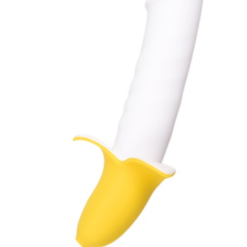 JOS B-NANA Vibratör, silikon, beyaz, 19 cm