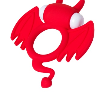 JOS SWEET DEVİL Penis Halkası, silikon, kırmızı, 8,5 cm