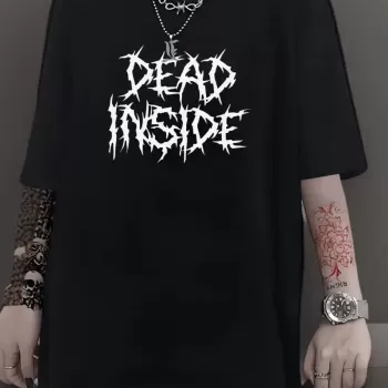 Canlı Harf Baskılı Büyük Boy Oversize Kısa Kollu Tişört - Yumuşak, Nefes Alabilir, Kadınlar için Rahat Yaz ve İlkbaharın Vazgeçilmezi - Rahat Kesim, Rahat, Şık Kadın Giysileri - Siyah