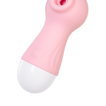 Flovetta by Toyfa Vakum dalgası uyarıcısı  Ixora, silikon, pembe, 9,8 cm