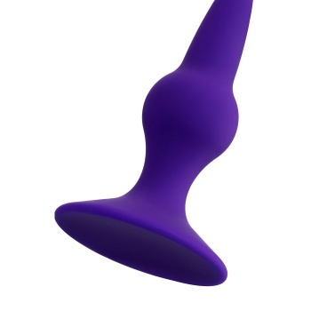 ToDo by Toyfa Klapsy Anal Plug, Silikon, Mor, 10,5 cm, Ø 3 cm