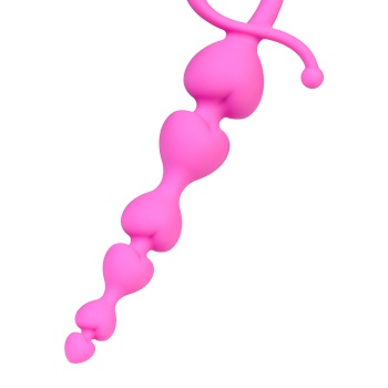 ToDo by Toyfa Sweety anal zinciri, silikon, pembe, 18,5 cm, Ø 3,1 cm