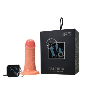 __Фаллоимитатор реалистичный, RealStick CALIBER, 14 см, Ø4