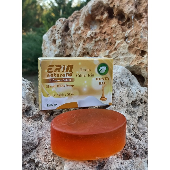 4 Adet Natural El Yapımı Balı Sabun 125 gr