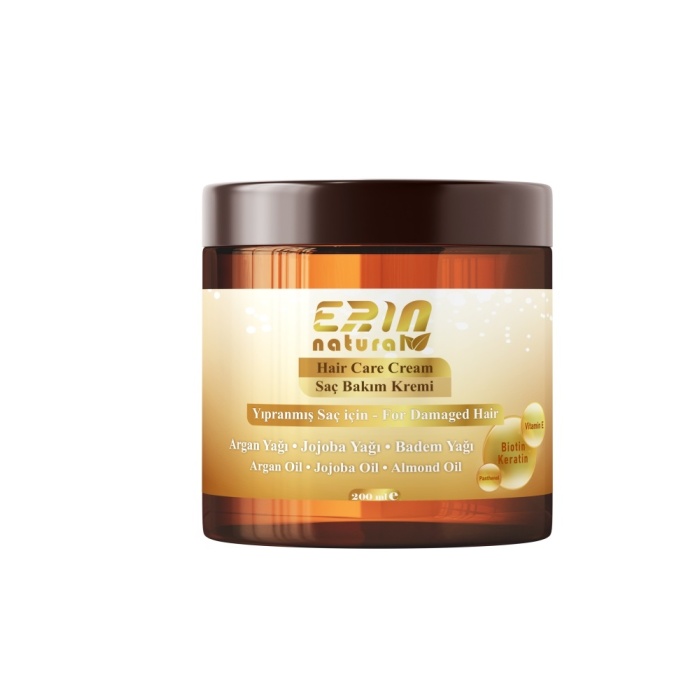 Erin Natural  Onarıcı ve Dolgunlaştırıcı Saç Bakım Kremi 200 ml