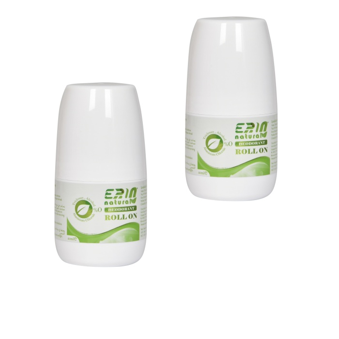 2 Adet Erin Natural Alüminyumsuz & Alkolsüz Deodorant - Roll On 50 ml