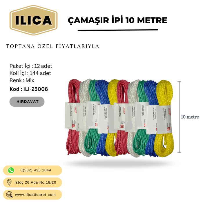 ÇAMAŞIR İPİ 10 METRE