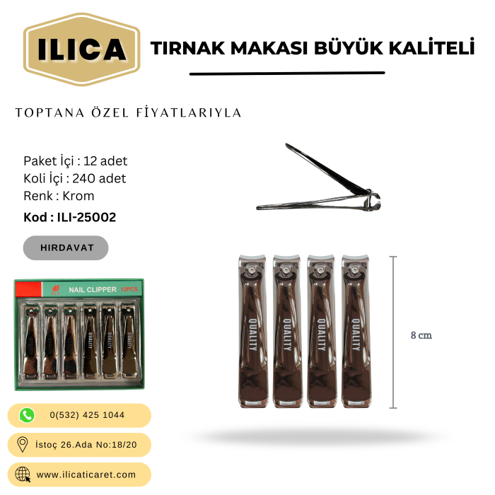 KALİTELİ BÜYÜK BOY TIRNAK MAKASI