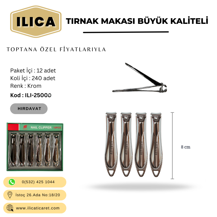 KALİTELİ BÜYÜK BOY TIRNAK MAKASI