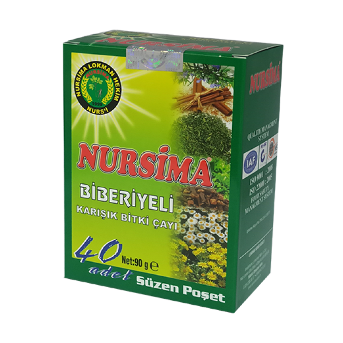 Biberiyeli Karışık Bitki Çayı 40 lı Süzen Poşet