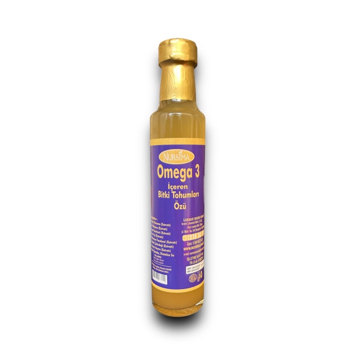 Omega 3 Bitki Tohumları Özü Syrup 250 ml
