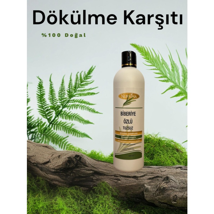 Biberiye Özlü Tuzsuz Bitkisel Şampuan 350 ml