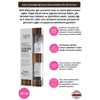 Kafeik Asit ve Kahve Çekirdeği Yağlı Göz Serumu - 10ml