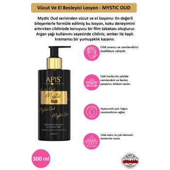 Vücut Ve El Besleyici Losyon - MYSTIC OUD  - 300 Ml