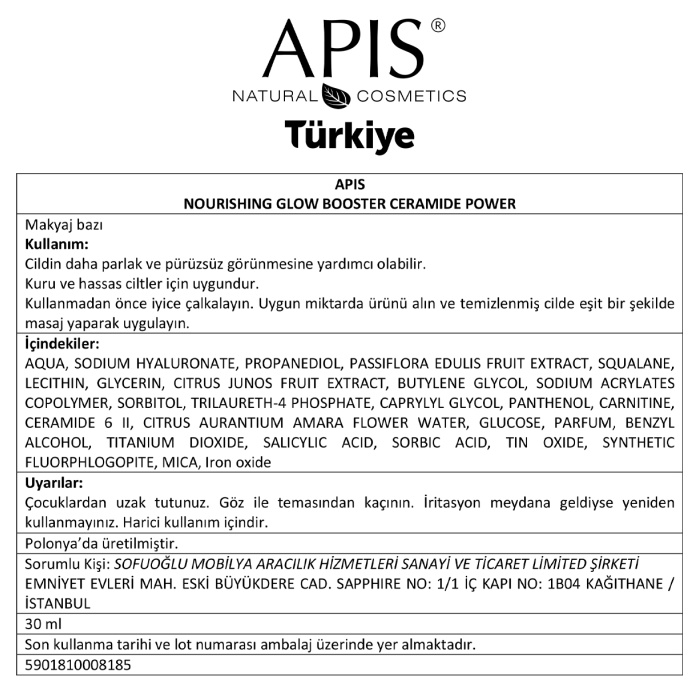 Seramid Gücü Besleyici Işıltı Artırıcı, 30 ml