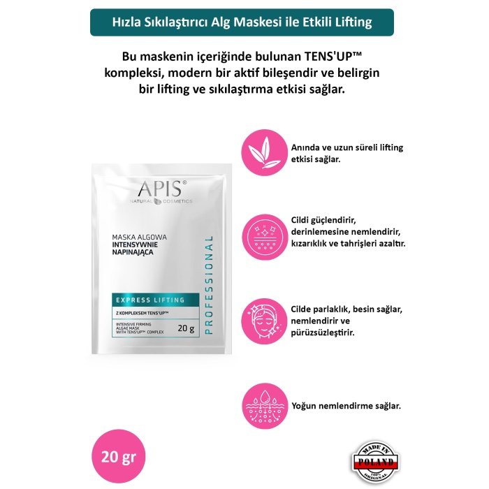 Alg Maskesi - Ekspres Lifting - 20gr