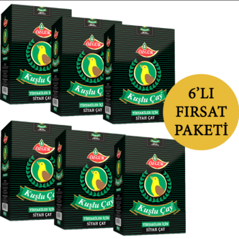 ÖZGÜR Kuşlu Çay 500 Gr x 6 Adet