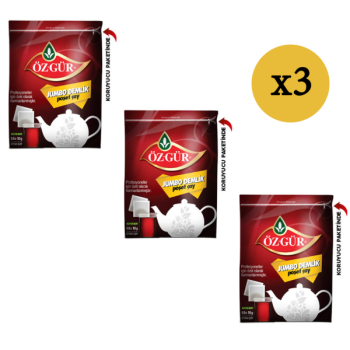 ÖZGÜR Jumbo Demlik Poşet 50*10 Gr x 3 Adet