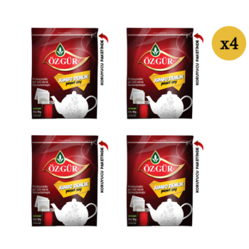ÖZGÜR Jumbo Demlik Poşet 50*10 Gr x 4 Adet
