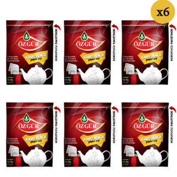 ÖZGÜR Jumbo Demlik Poşet 50*10 Gr x 6 Adet