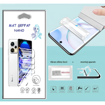 Omix X700 Nano Ekran Koruyucu İnce Esnek MAT Şeffaf