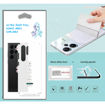 Omix X700 Nano Full Arka Kaplama İNCE Esnek Hd Şeffaf