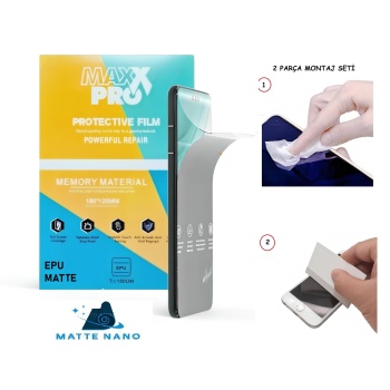 Omix X5 NANO Ekran Koruyucu Esnek ULTRA İnce - MAXXPRO - MAT