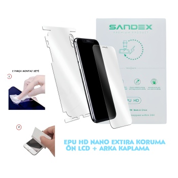 ZTE Nubia N2 NANO Ön Ekran + Full Arka Kaplama SET Esnek ULTRA İnce - SANDEX - EPU HD