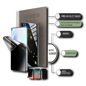 Motorola MOTO G62 NANO Ekran Koruyucu ULTRA İnce Esnek - Hd Şeffaf Hayalet - Umbos