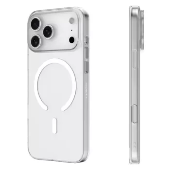 İphone 17 Pro Max Uyumlu Şeffaf Silikon Kılıf Kablosuz Şarj Destekli