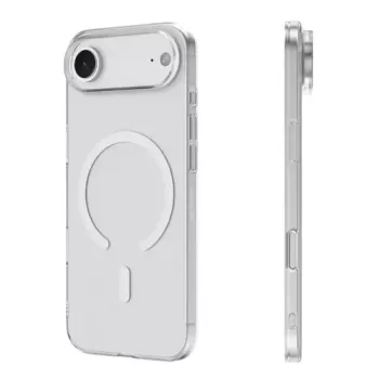 İphone 17 Air Uyumlu Şeffaf Silikon Kılıf Kablosuz Şarj Destekli