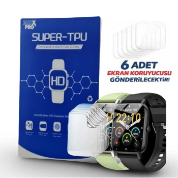 Xiaomi Watch Uyumlu Ekran Koruyucu Ultra İnce Nano HD MaxxPro