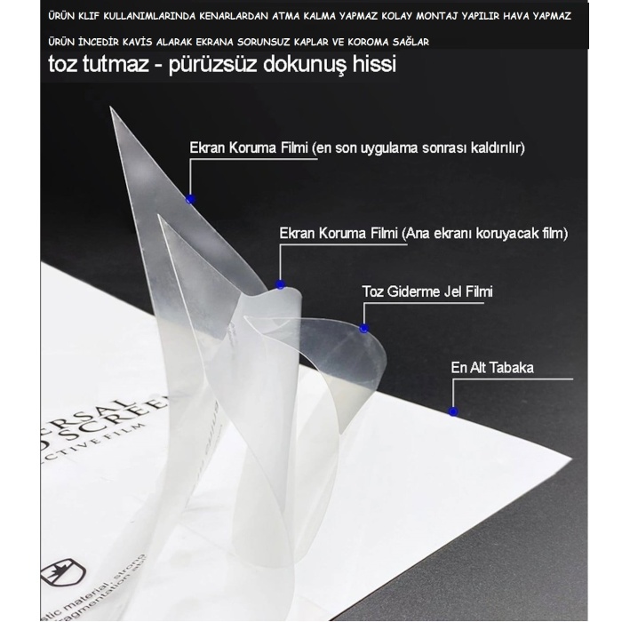 Nokıa 3.1 PLUS NANO Ekran Koruyucu Esnek ULTRA İnce SANDEX - HD ŞEFFAF