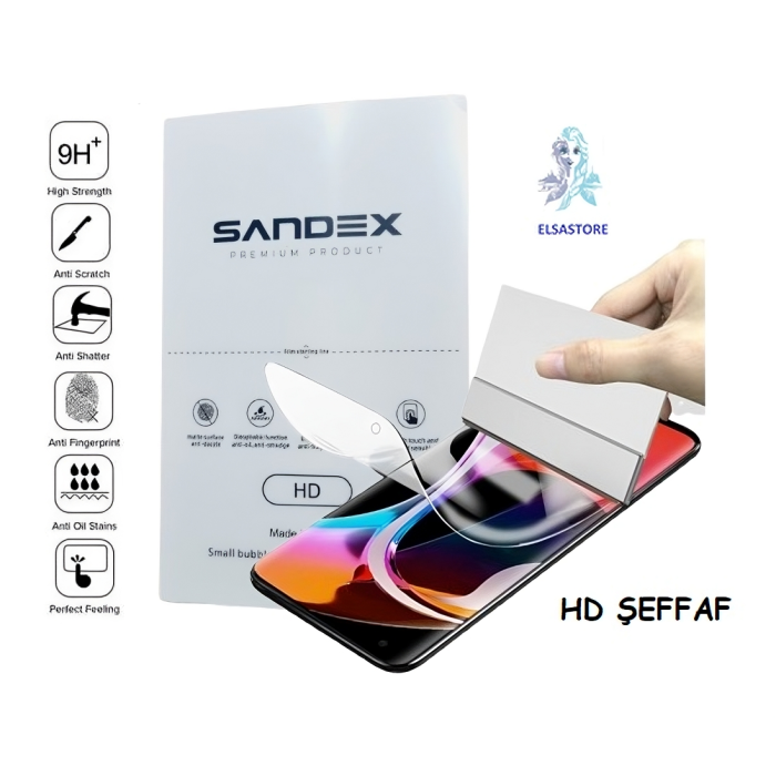 Nothing Phone 2A NANO Ekran Koruyucu Esnek ULTRA İnce SANDEX - HD ŞEFFAF