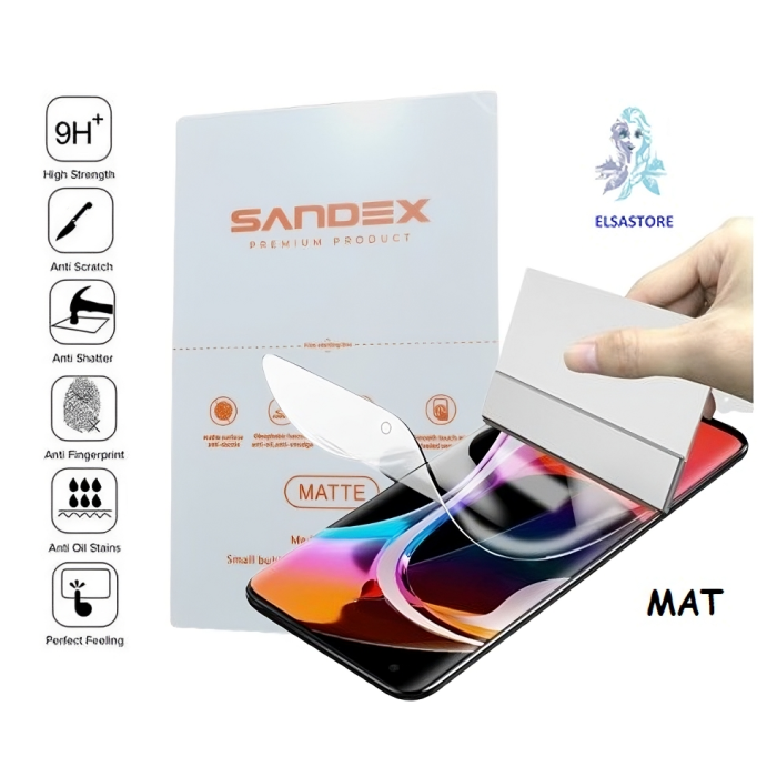 Nokıa 7 PLUS NANO Ekran Koruyucu Esnek ULTRA İnce SANDEX - MAT