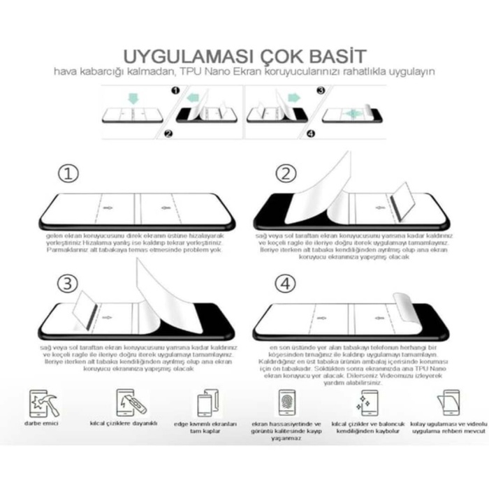 Motorola X30 PRO NANO Ekran Koruyucu ULTRA İnce Esnek - Hd Şeffaf Hayalet - Umbos