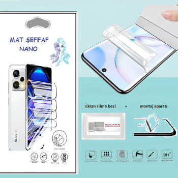 HONOR 90 Nano Ekran Koruyucu İnce Esnek MAT Şeffaf
