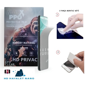 Omix X400 NANO Ekran Koruyucu Esnek ULTRA İnce - MAXXPRO - HD ŞEFFAF HAYALET