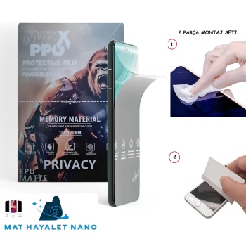 P40 LİTE E NANO Ekran Koruyucu Esnek ULTRA İnce - MAXXPRO - MAT HAYALET