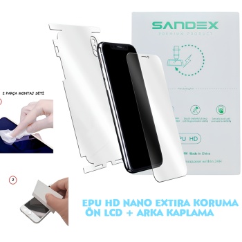 Xiaomi 17 PRO MAX NANO Ekran Koruyucu + Full Arka Kaplama SET Esnek ULTRA İnce - SANDEX - EPU HD