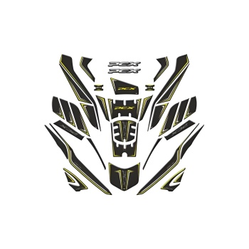 HONDA PCX 2025 UYUMLU TANK PAD SET 006