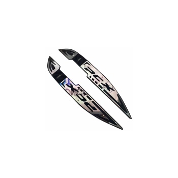 Honda Pcx 2021 - 2023 Uyumlu Kauçuk + Krom Ayak Basamak