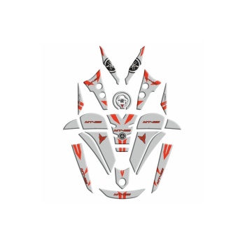 Yamaha Mt25 2020 - 2024 Uyumlu Full Tank Pad Set 008