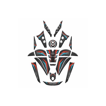 YAMAHA MT25 2020 - 2025 UYUMLU FULL TANK PAD SET 010