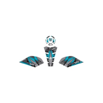 CF MOTO 250 SR 2020 - 2024 UYUMLU TANK PAD SET 010