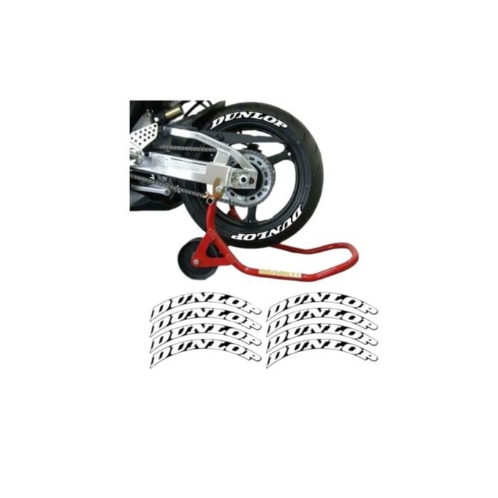 Dunlop 3d Lastik Yanak Yazısı Beyaz