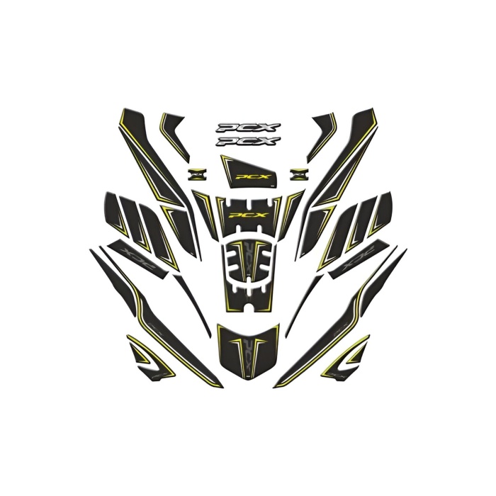 HONDA PCX 2025 UYUMLU TANK PAD SET 006