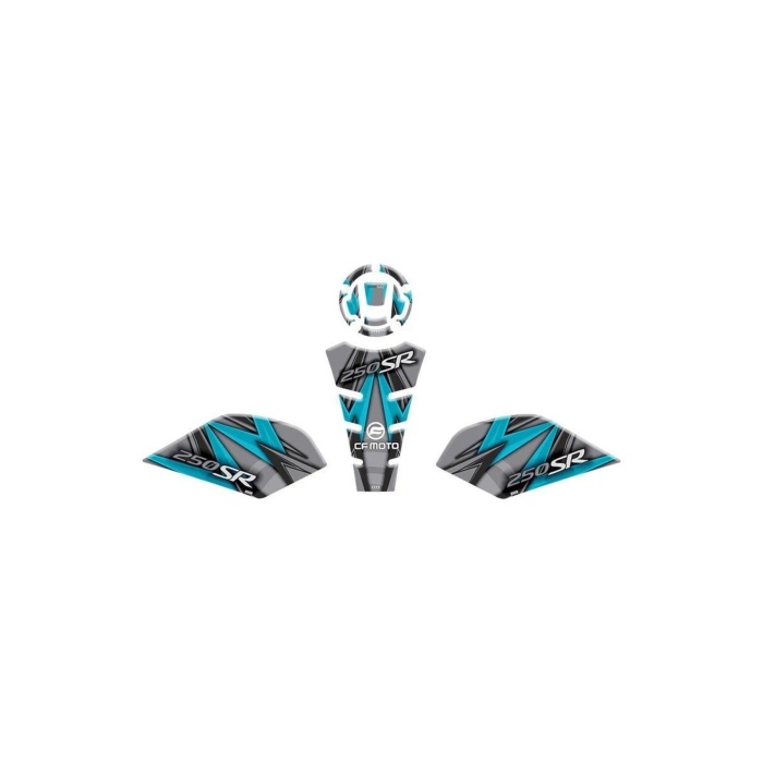 CF MOTO 250 SR 2020 - 2024 UYUMLU TANK PAD SET 010