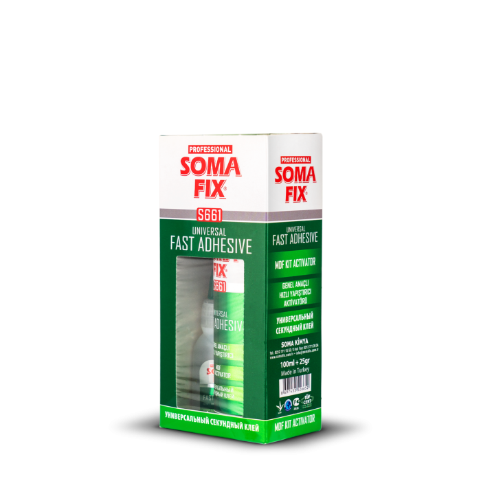 SomaFix S665 Hızlı Yapıştırıcı Aktivatör 400 ML+100GR