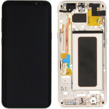 Samsung Galaxy S8 Plus G955 Uyumlu Lcd Ekran Gold